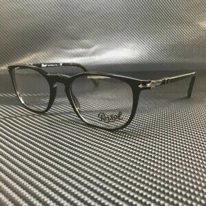 NEW Persol Black Men's 52mm Eyeglasses